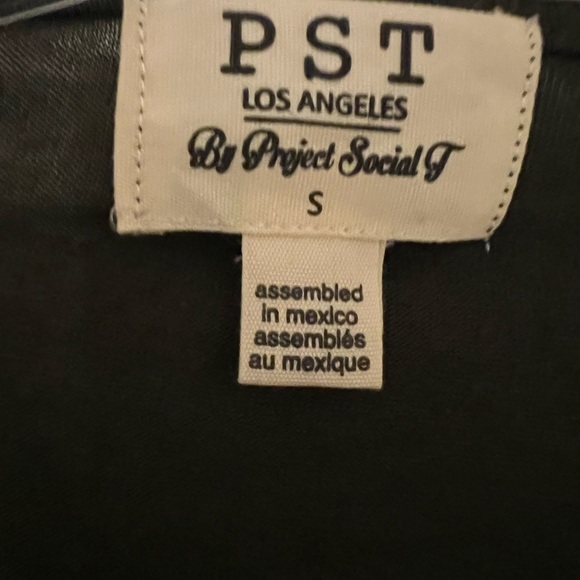 PST nwt olive green wrap style jersey material long sleeve tee ballet stretchy - Picture 7 of 7